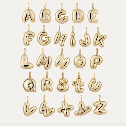 CloveLux™  Bubble Letter Necklace