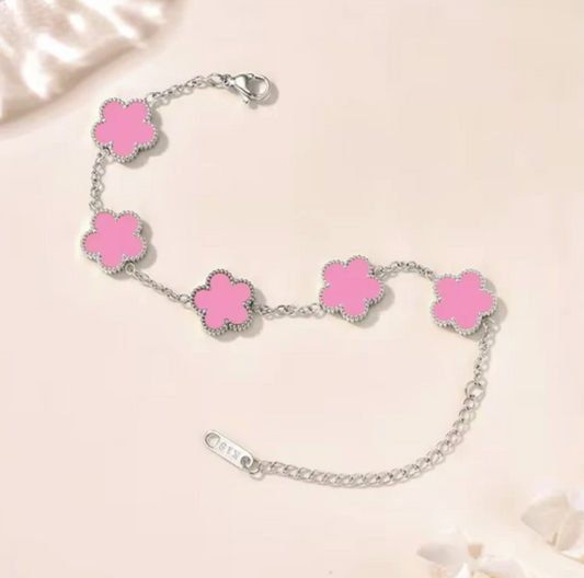 CloveLux™  Clover Bracelet (Silver)