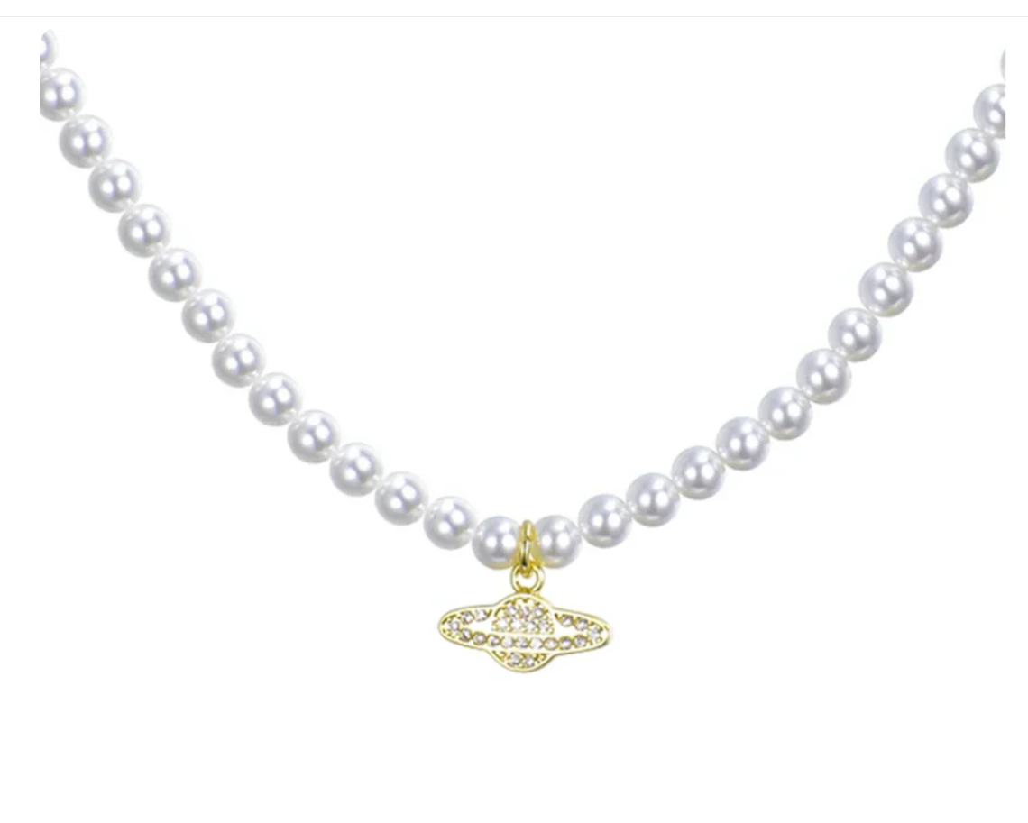 CloveLux™ Space Pearl Necklace